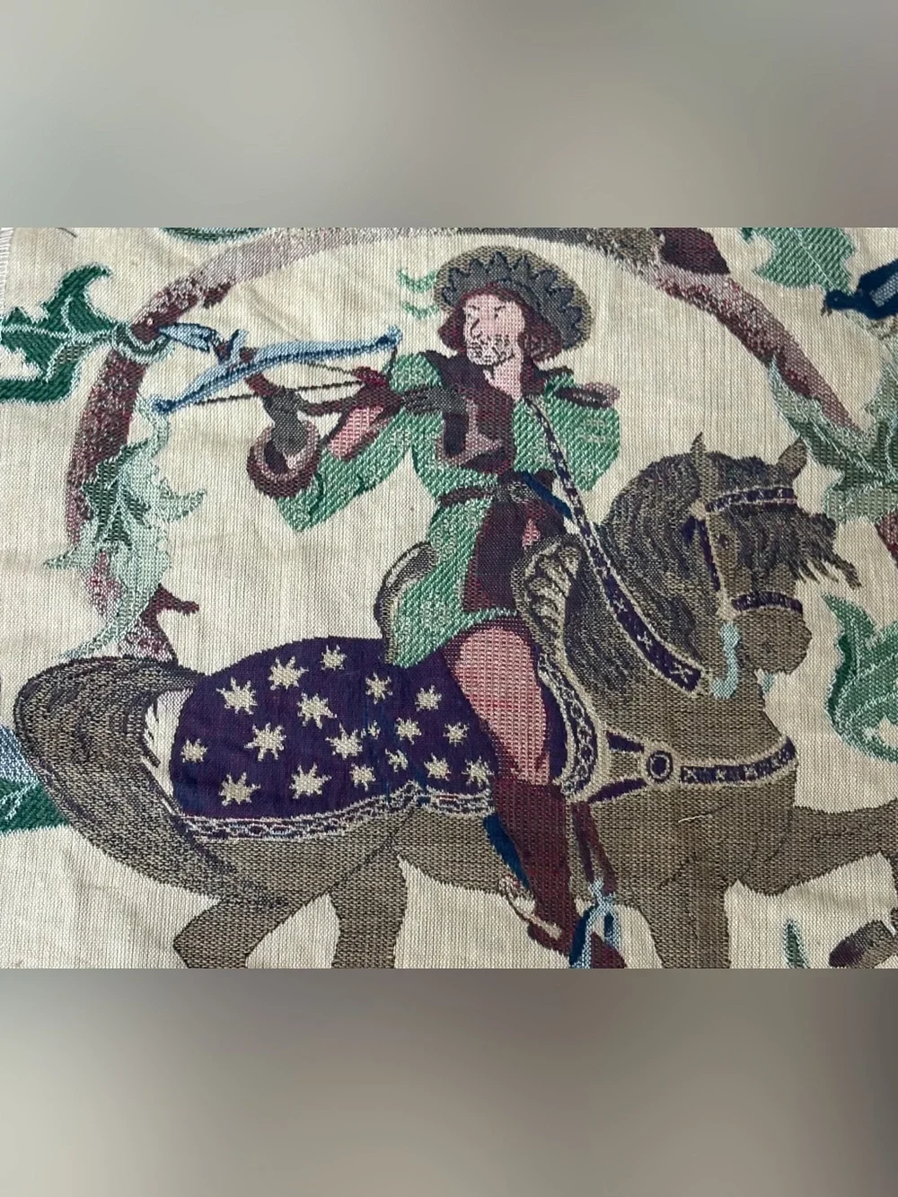 Vintage Kravet Biltmore Estate Collection Medieval Tapestry Fabric